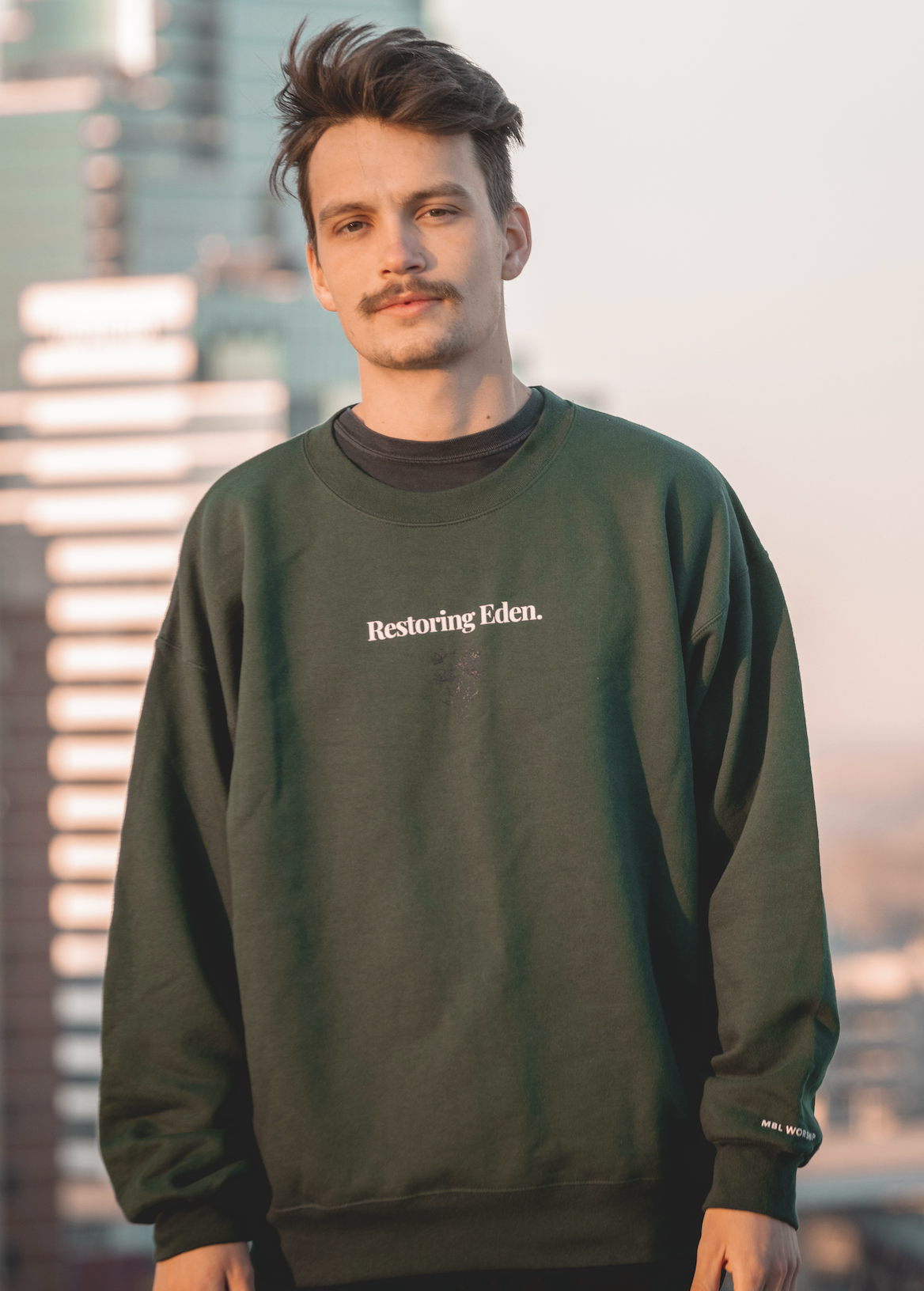 Restoring Eden Crew Neck Sweatshirt MBL Worship